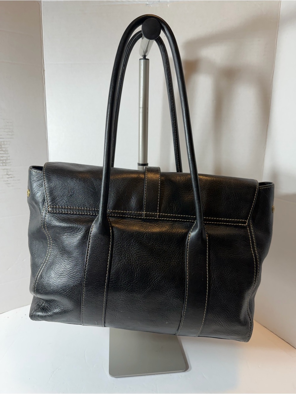 Dooney & Bourke Black Leather Tote in good condition - Picture 4 of 6